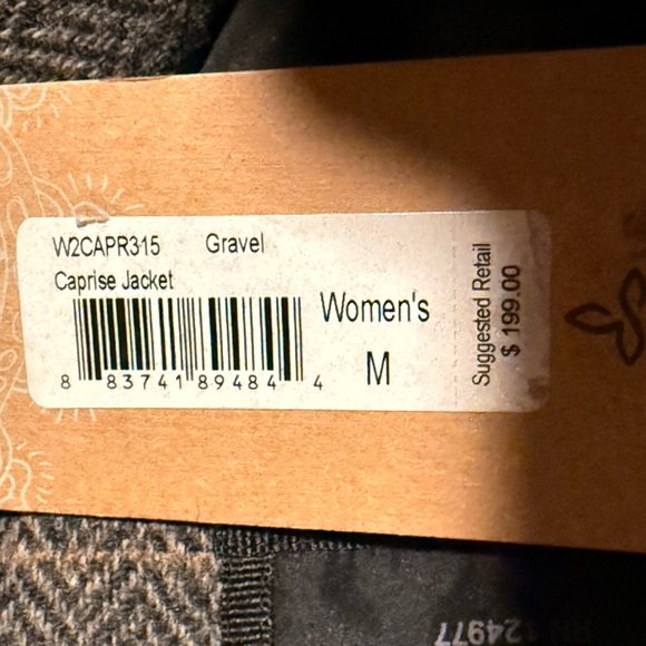 Prana NWT Caprice Convertible Wool Blend High Collar Jacket Herringbone Medium - Picture 11 of 15